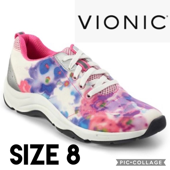 Vionic Shoes | Vionic Womens Sneakers Tourney Pink Rose Action 8 | Poshmark
